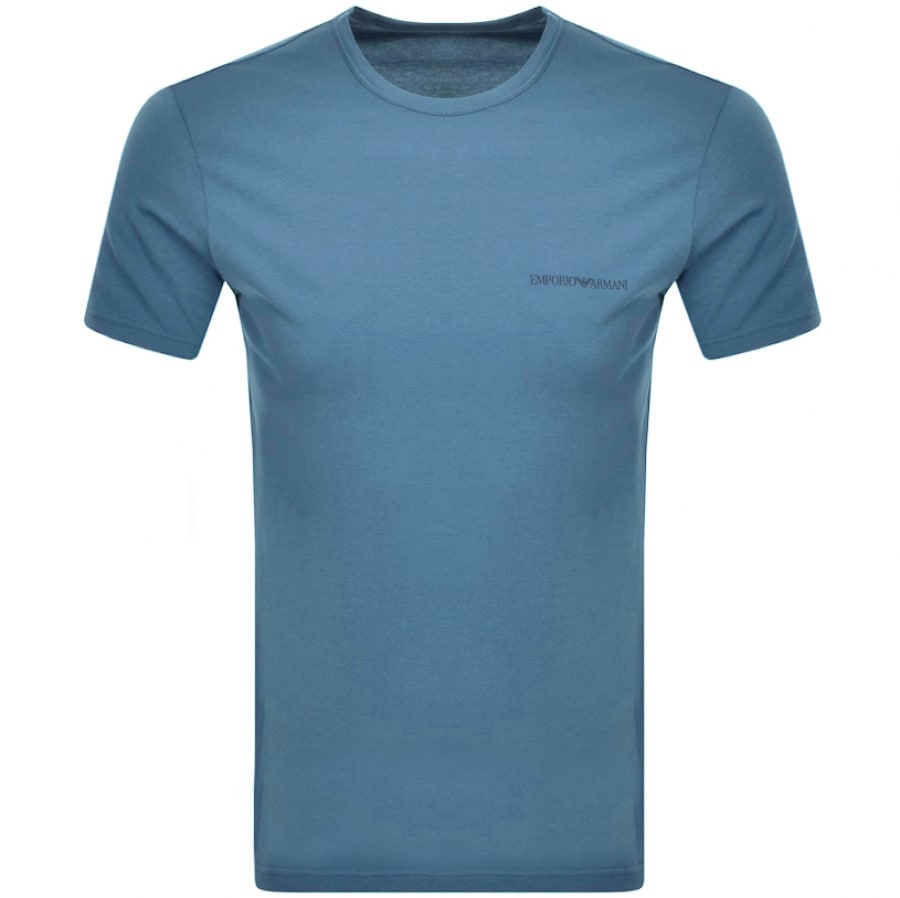 Alternative Image for ProductEmporio Armani Lounge 2 Pack T Shirts Navy3